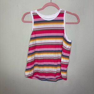 Aeropostale Colorful Striped Perfect Tank Top Size Medium